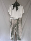 Pantalón rayas verdes