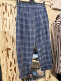Pantalón cuadros azul