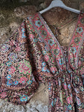 Vestido largo seda