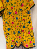 Kimono bordado largo