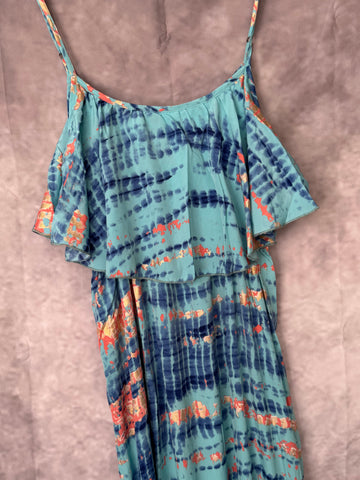 Vestido largo seda
