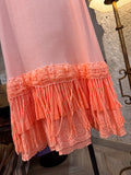 Vestido mini naranja flúor