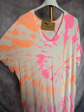 Vestido algodón Tie dye