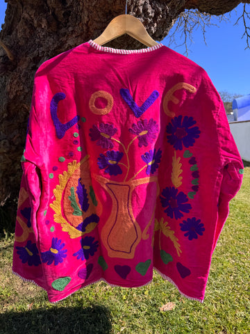 Chaqueta Terciopelo India