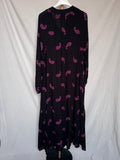Vestido cachemira buganvilla