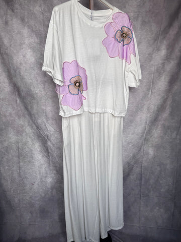 Camiseta flores