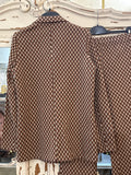 Traje Chaqueta Geométrico
