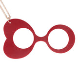 Gafa colgante Musa Heart rojo