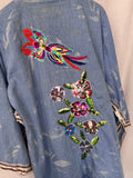 Kimono vaquero bordados