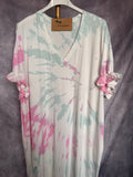 Vestido algodón Tie dye