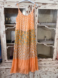 Vestido Patchwork naranja