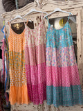 Vestido Patchwork naranja
