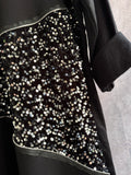 Vestido negro con lentejuelas