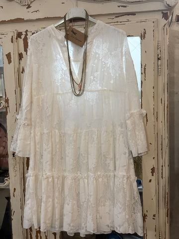Vestido encaje blanco