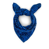 Pañuelo muselina grande Zebra Blue Greek