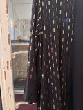 Vestido camisero lentejuelas negro
