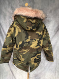 Parka Camuflaje Rosa