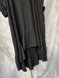 Camiseta larga asimétrica con volantes