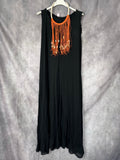 Vestido algodón negro