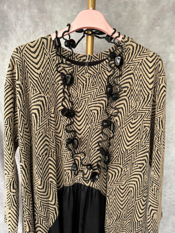 Collar largo PRATO negro