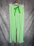 Pantalón rayas flúor verde
