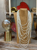 Collar perlas largo