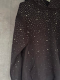 Sudadera negra Strass