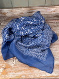 Pañuelo algodón azul claro