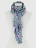 Pañuelo animal print Lila