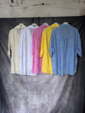 Camisa bordados amarilla