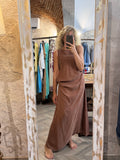Vestido marrón