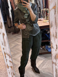 Pantalón baggy pana Kaki