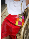 Bolso de piel Passion Fruit Mini