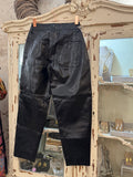 Pantalón barrel ecopiel