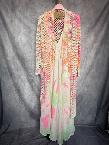 Chaqueta Tie-dye flúor
