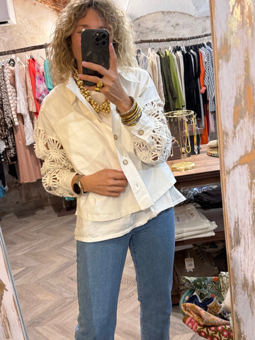 Camisa/ Sobrecamisa blanca