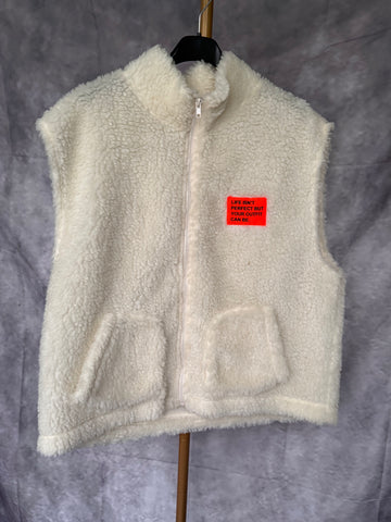 Chaleco Borreguito blanco