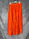 Falda Delia naranja