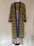Kimono bordado largo