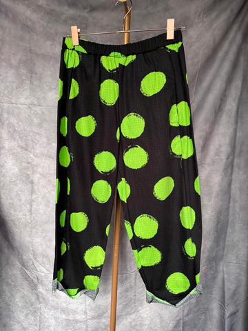 Pantalón lunares verdes