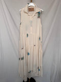 Vestido largo bordados