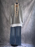 Sudadera gris