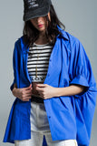 Camisa Oversize azul