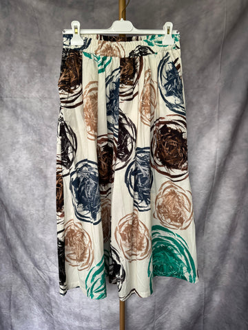 Pantalón culotte estampado