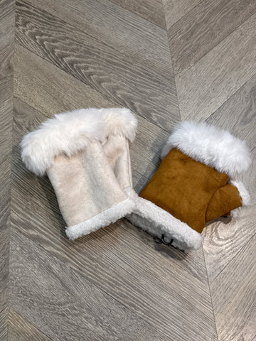 Mitones piel sintética