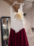 Vestido con flor