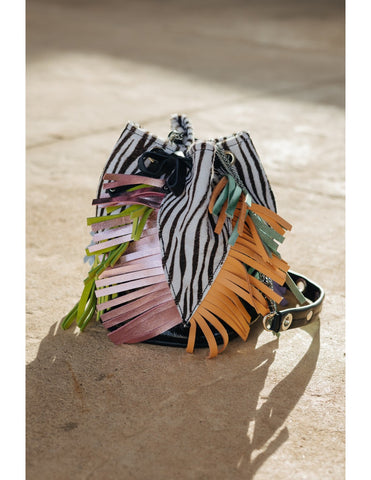 Bolso de piel Vibrant Explosion