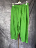 Pantalón algodón verde