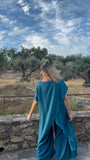 Conjunto Mocca azul petróleo