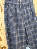 Pantalón cuadros azul